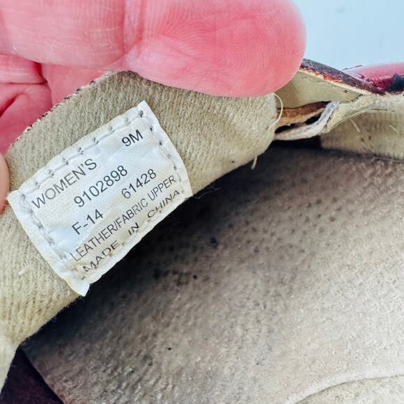 Sperry Angelfish Embossed Anchor Boat Shoe Brown/Tan Leather Size 9M - Picture 12 of 14